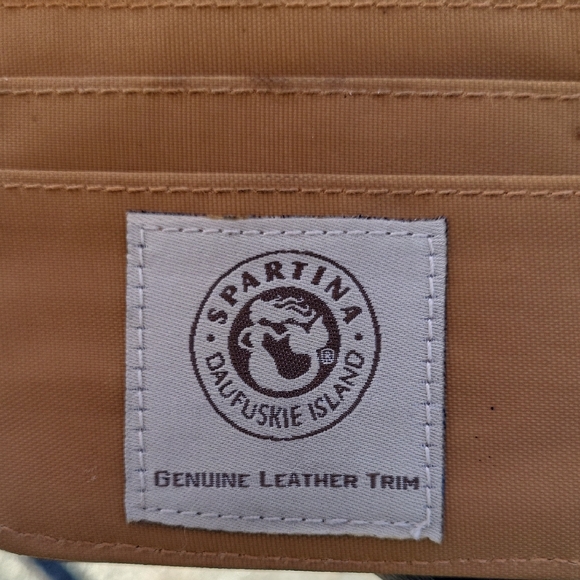 Spartina 449 Floral Wallet - Blue, Red, Tan - Picture 9 of 16